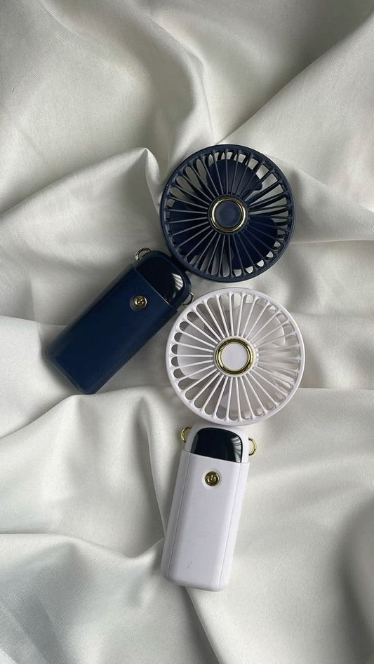 Pocket Folding Fan – Portable Handheld Mini Fan with Foldable Blades