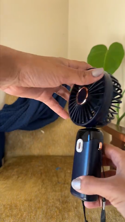 Pocket Folding Fan – Portable Handheld Mini Fan with Foldable Blades